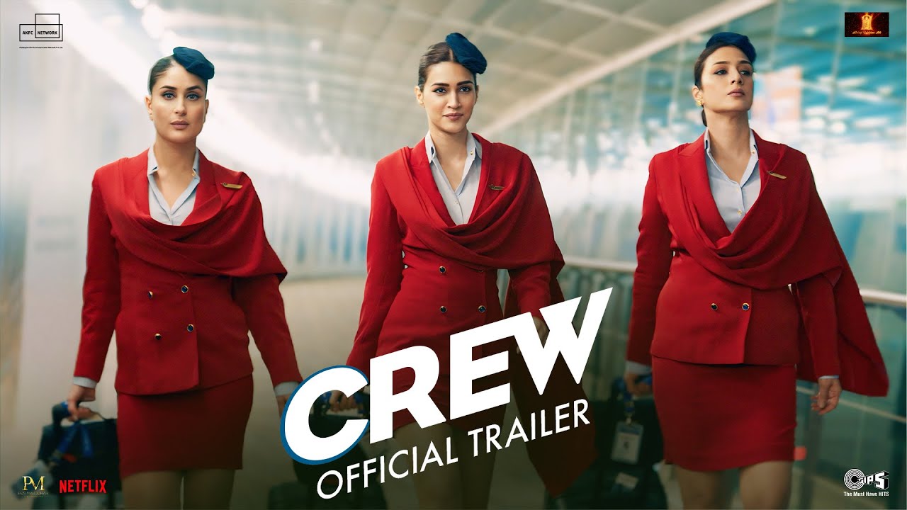 Crew | Teaser | Tabu, Kareena Kapoor Khan, Kriti Sanon, Diljit Dosanjh, Kapil Sharma | March 29