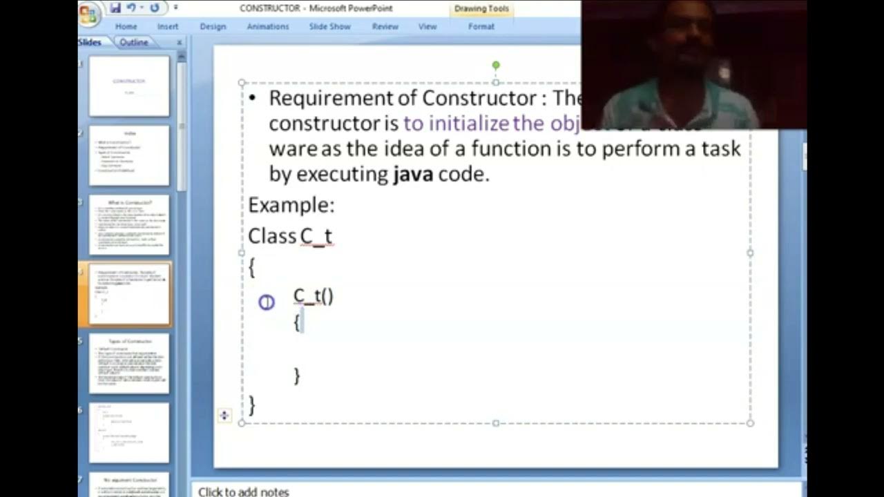 Constructor in java | types of constructor I constructor overloading ...