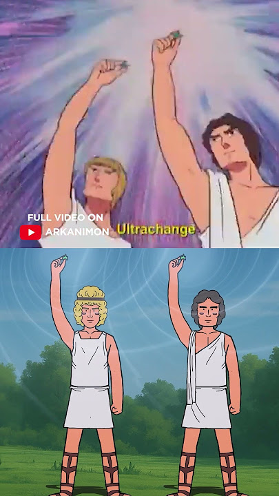 Ultraman Elek & Loto Tranform Original Animated vs Fan Animated