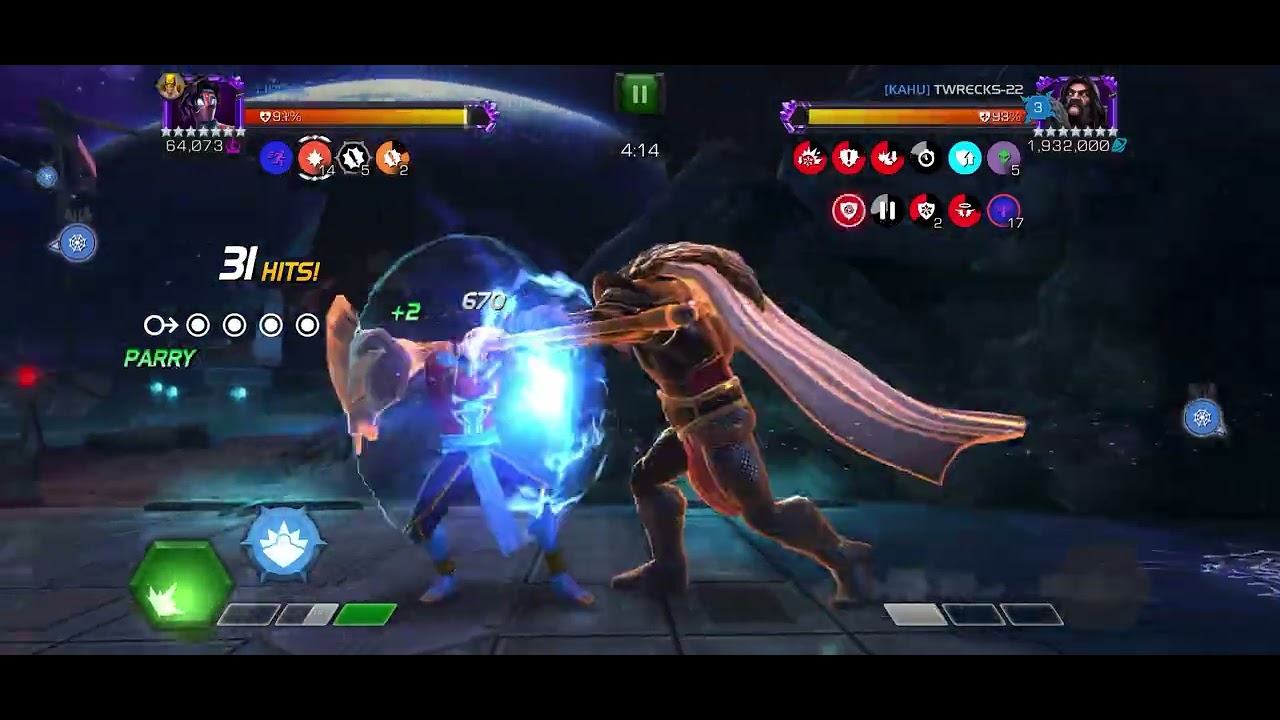 MCOC AW Bigger Thing: Node 5 Pavitr vs Serpent