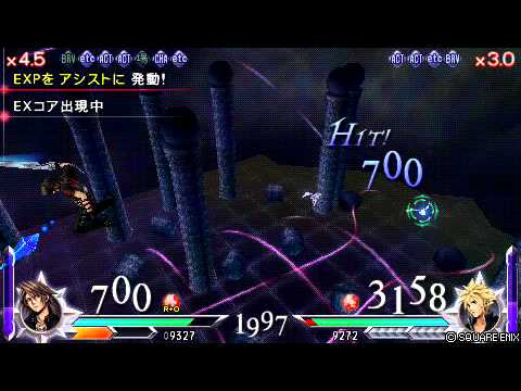 DISSIDIA 012 Squall VS Cloud ディシディア デュオデシム 対人戦動画 DDFF