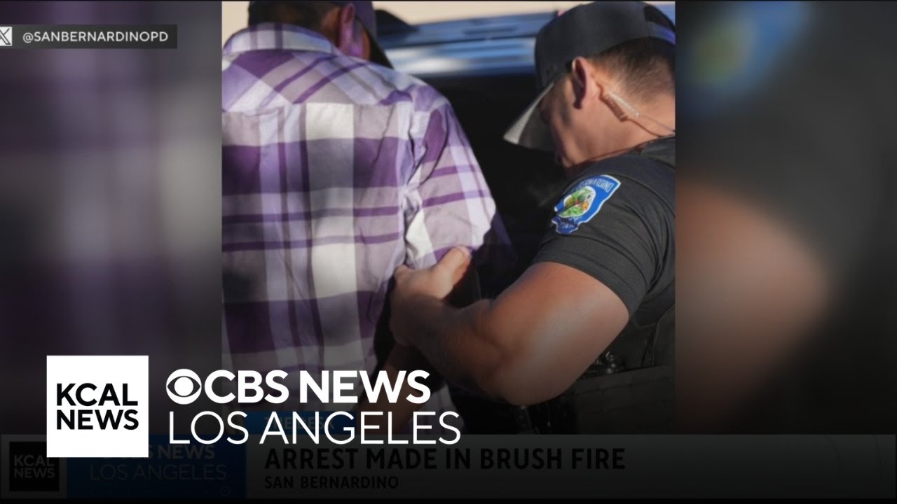 Arrest made in connection with brush fire in San Bernardino County ...