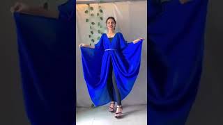 DIY Dress | dress draping | draping style | draping technique | saree draping | draping video screenshot 4