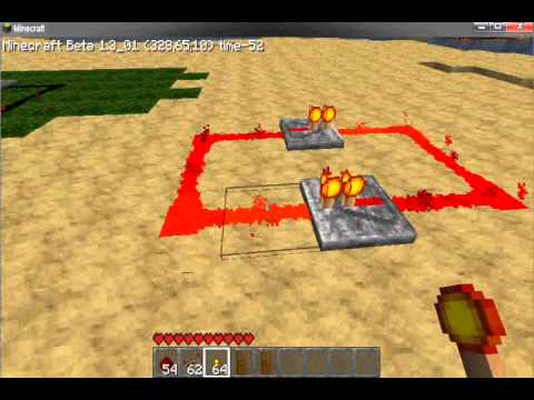 Minecraft How To Make A Simple But Fast Clock With Redstone Youtube
