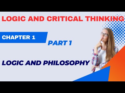 Logic and critical thinking chapter 1 part 1 #freshman # ...