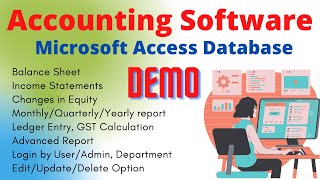 Accounting Software | Financial Application | Access 2016 screenshot 1