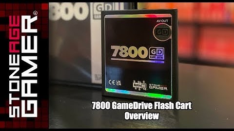 7800 GameDrive Flash Cart for Atari 7800 Overview