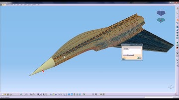SIMULIA A4D Demo Aircraft Surface Meshing video