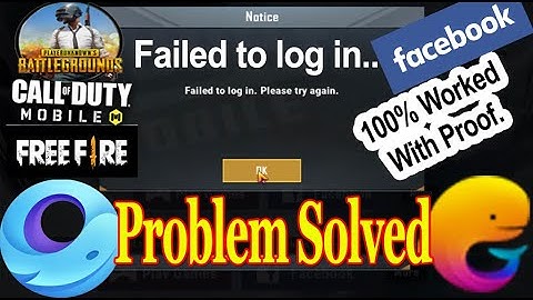 Emulator Failed Login Problem Fixed || How to Fix Login Failed Error in Gameloop / Tecent Buddy