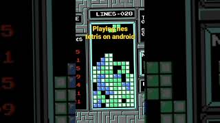 playing nes tetris on android screenshot 1