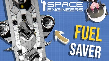 Atmospheric Thrusters to Save Ship Fuel? Space Engineers Ship Design Tutorial