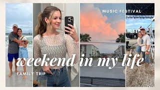 VLOG: our family trip to florida + behindthescenes of a music festival (backstage tour!)