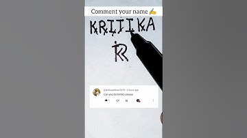Logo name Kritika 💥 Comment your Names 👀 #viral #tiktok #shorts