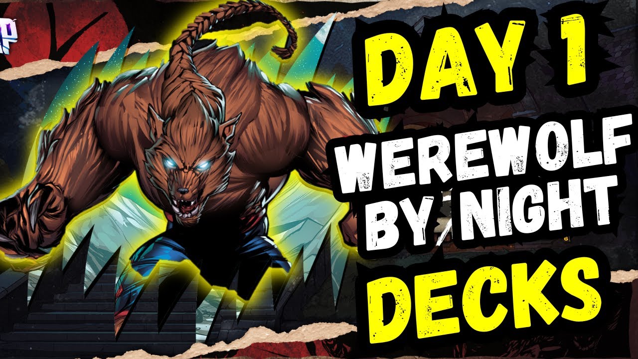 Is Werewolf By Night The Best Card This Month? Day 1 Decks - Marvel Snap 