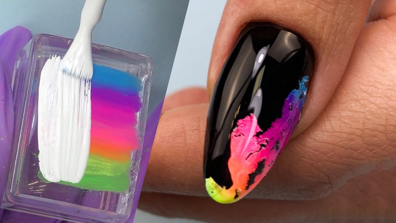 How to: Make Up Neon Pigments for Nail art - Gel Overlay 