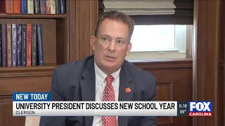 Clemson University president discusses new school year