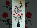 Flower Wall Painting || 3D Wall Painting || Wall Painting Design Ideas || Paint tutorial 🖌️