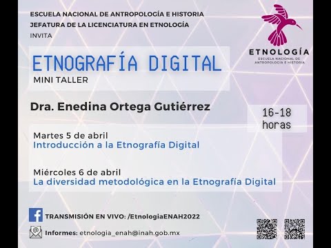 Mini taller "Etnografía Digital" - Introducción a la Etnografía Digital