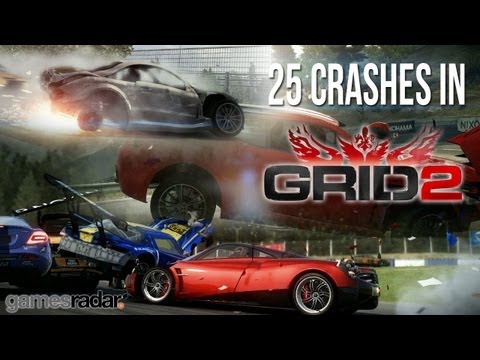 25 spectacular crashes in GRID 2 (exclusive footage from full game)