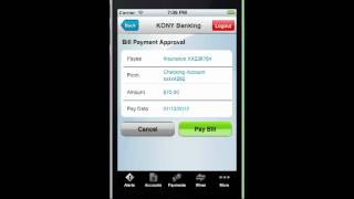 Kony Mobile Commercial Banking iPhone HTML5 / SPA