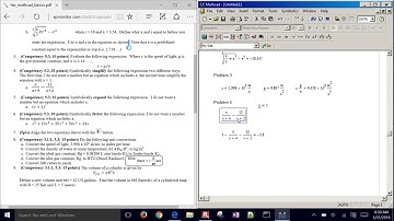 Introduction to MathCAD for Engineers