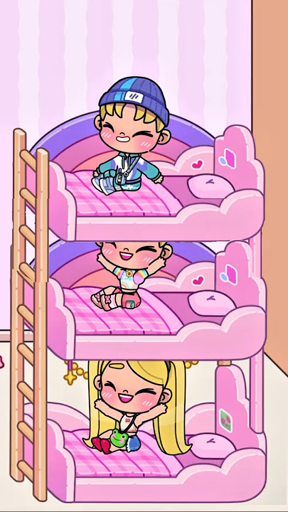 🛏️ TRIPLETS’ BUNK BED DREAM! DON'T BE SAD LIAM🌟AVATAR WORLD #avatarworld #pazu