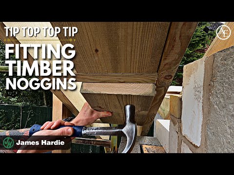 FITTING TIMBER NOGGINS - TIP TOP TOP TIP
