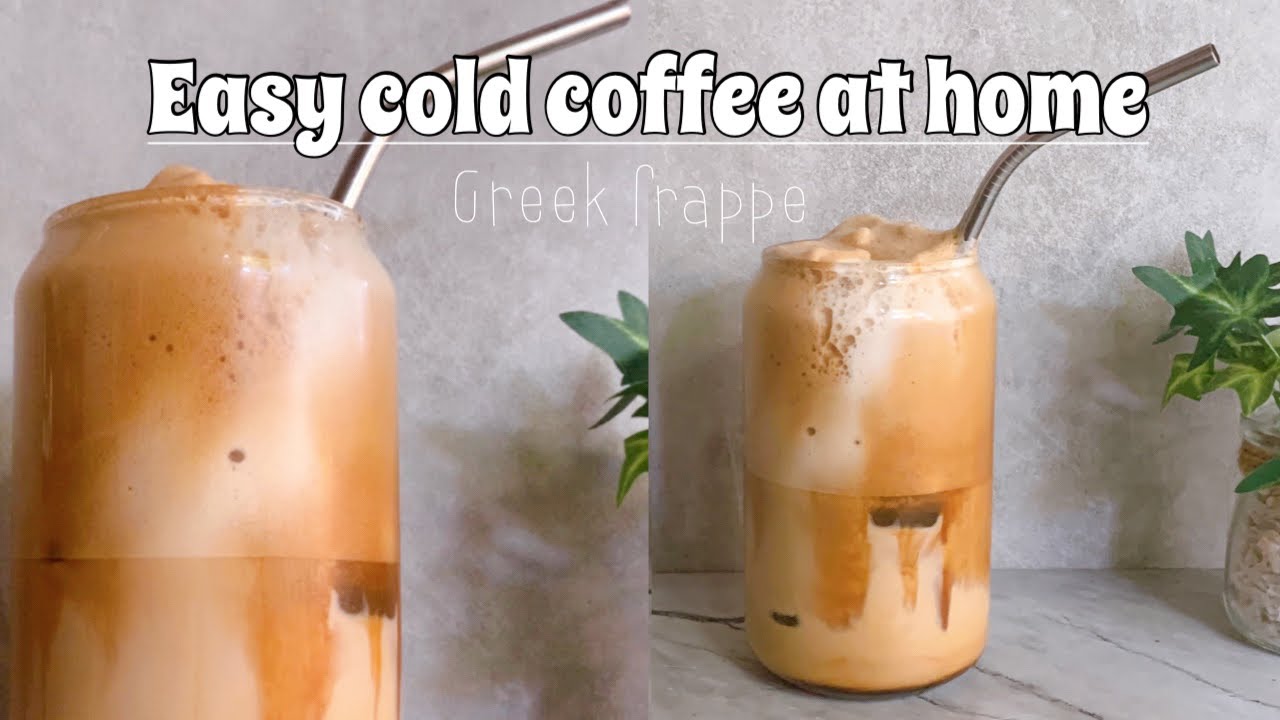 How to make the Best Greek Frappe coffee (Iced coffee) - My Greek Dish