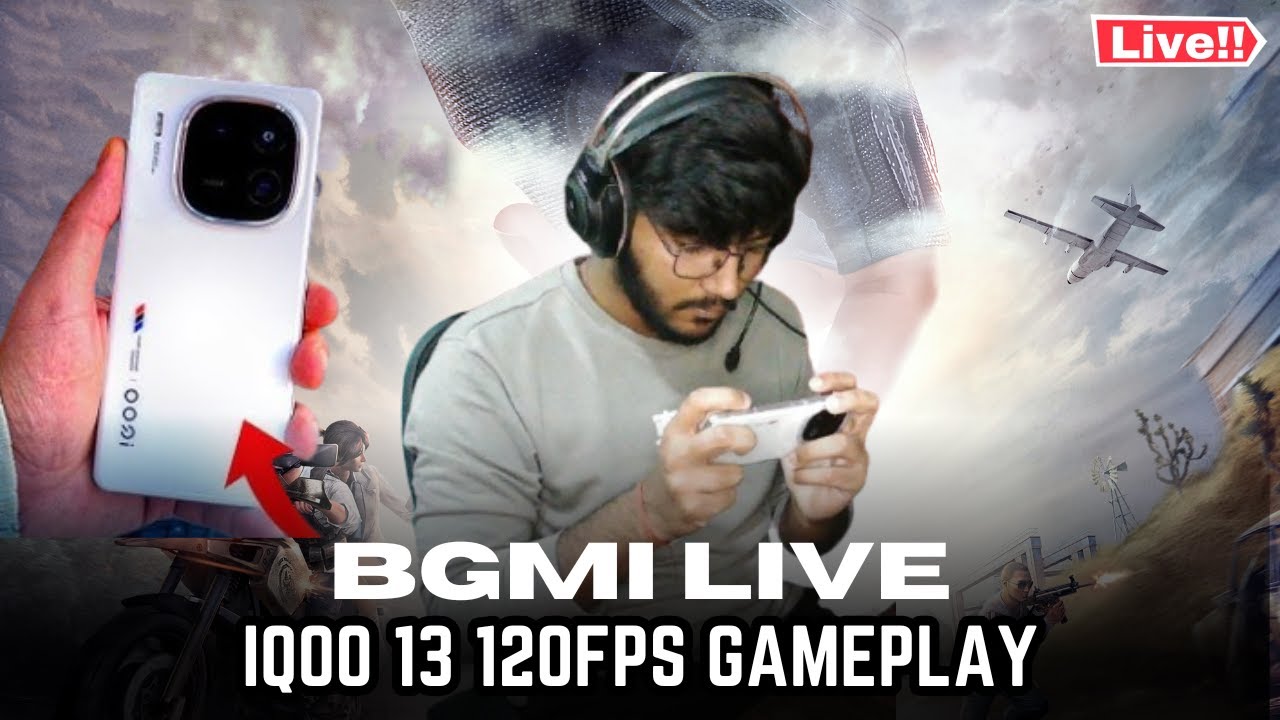 IQOO 13 120 FPS BGMI 😱🔥 | TEST | BGMI LIVE | IQOO 13 REVIEW #bgmi # ...