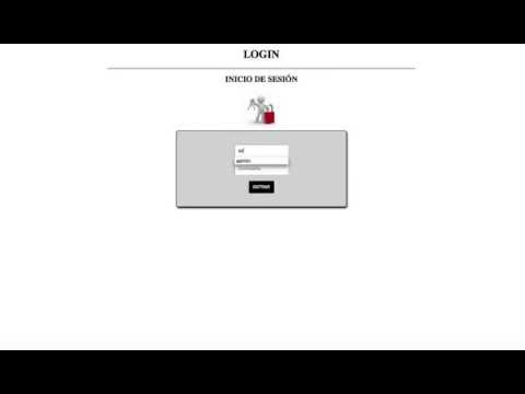 login para web o cualquier uso - sin registro visible