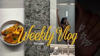 WEEKLY STRIPPER VLOG! TRADER JOES BIRRIA + NEW CLUB + HAULS + WHAT'S TEA? + MONEY COUNTS & MORE