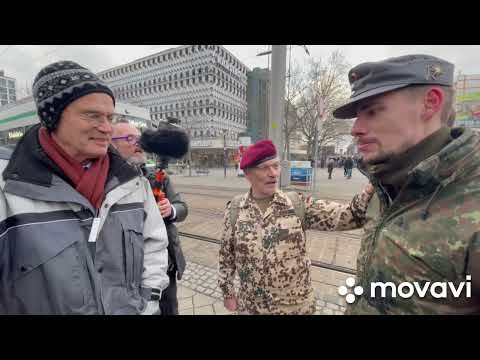 Polizisten in Magdeburg setzen Bundeswehrsoldaten fest. 08.01.2022 OFW Oberauer