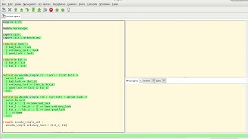 Simple coq example with variable length codes.