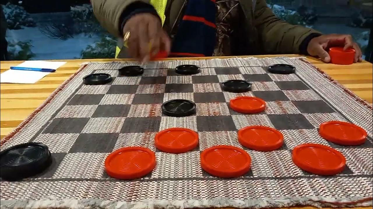 american pool checkers buffalo ny checker player shot to the king YouTube