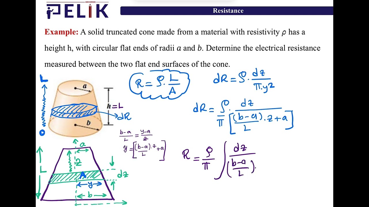 Koç Üniversitesi General Physics 2 - Midterm II - EXAMPLE 4 for Resistance