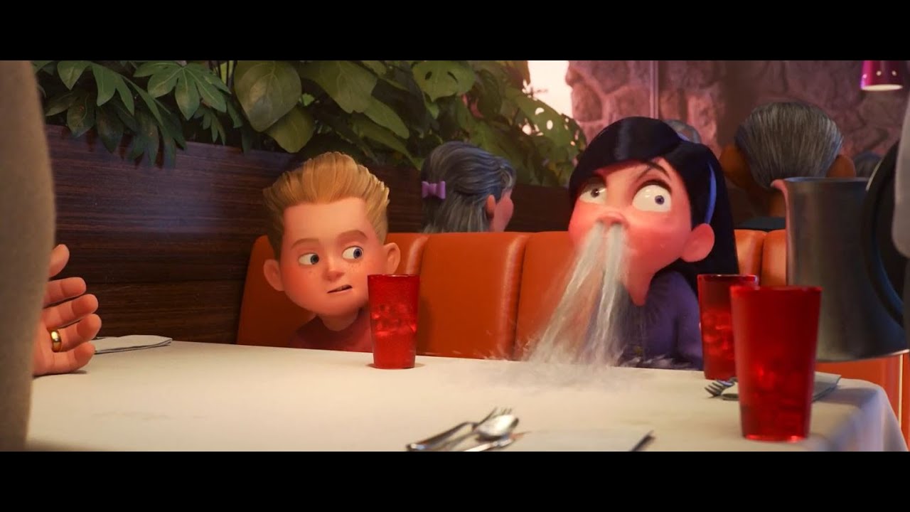 Incredibles 2 (2018) - Restaurant Scene - YouTube.