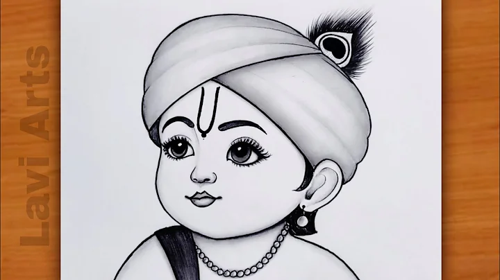 How to Make Easy Krishna drawing | Krishna Bhagwan drawing | Drawing Pictures | Chitra thumbnail