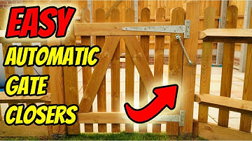 How To Install a Gate Spring + Door Closer