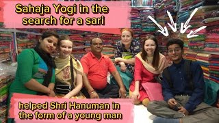 Sahaja Yogi In The Search For A Sari Helped Shri Hanuman,In The Form Of A Young Man.in Description⬇️