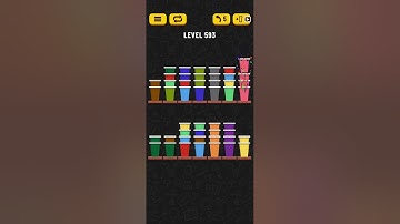 Cup Sort Puzzle Level 593 = Water Sort Puzzle Level 593 = Ball Sort Puzzle Level 593 All the same