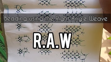 How to make a bracelet with beads Right Angle Weave tutorial for Beginners