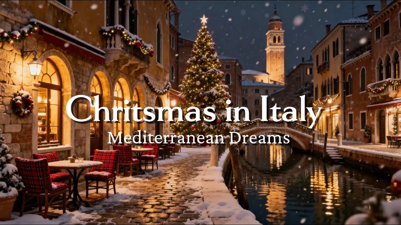 Magical Christmas in Italy 🇮🇹🎄 | Relaxing Music & Italian Winter Scenery 4K