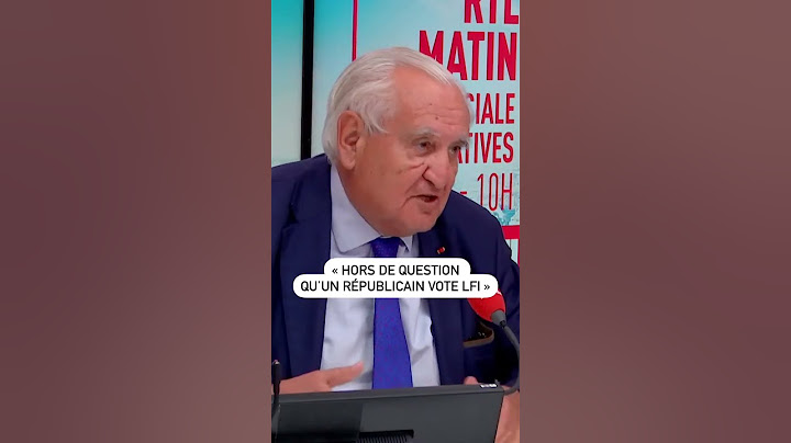 Elections législatives : "Hors de question qu'un républicain vote LFI"