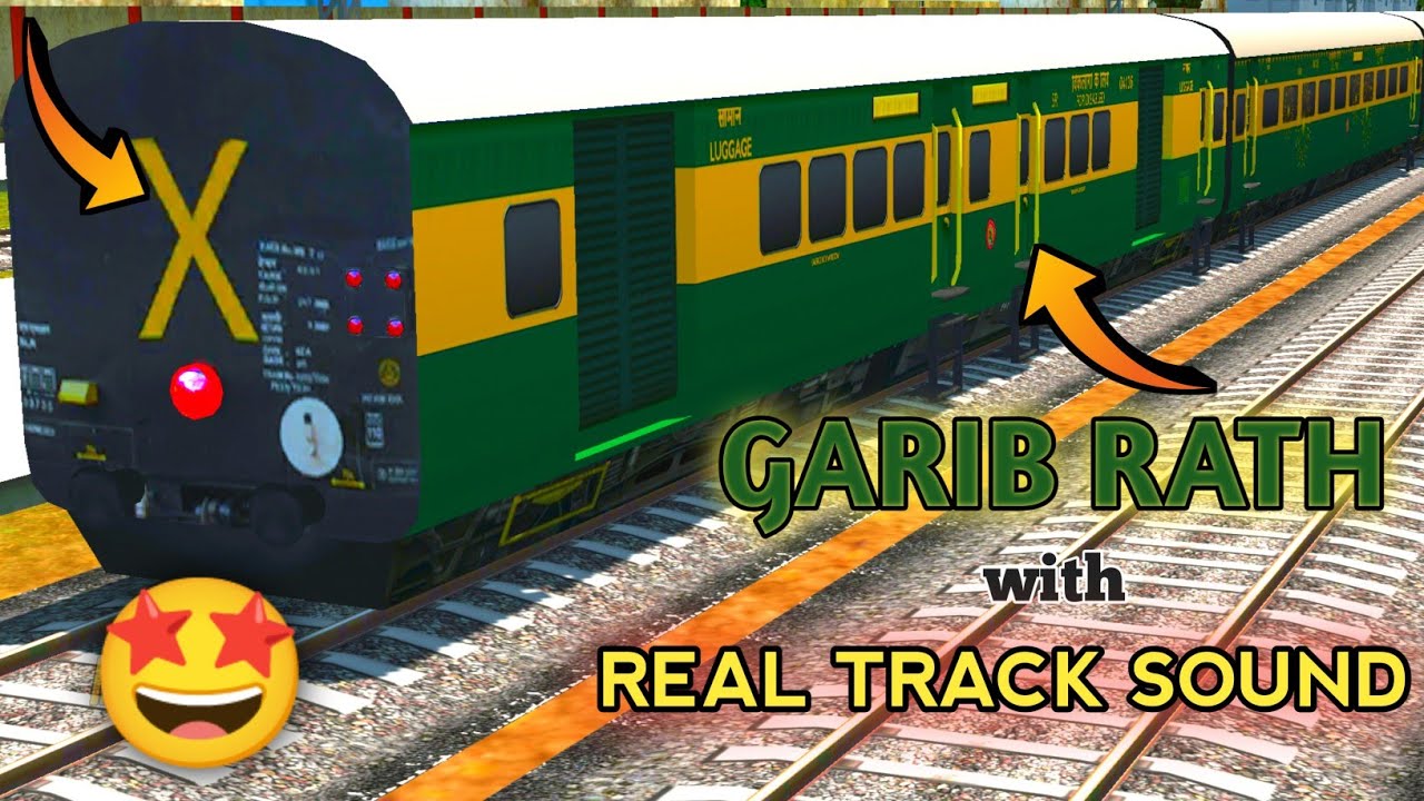 Garib Rath Train 2d Indian Train Simulator New Update Released || New Garib Rath Added with ...