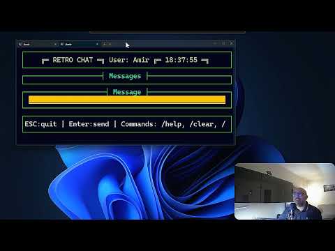 DEMO: Rust Chat Application - Using Cursive TUI