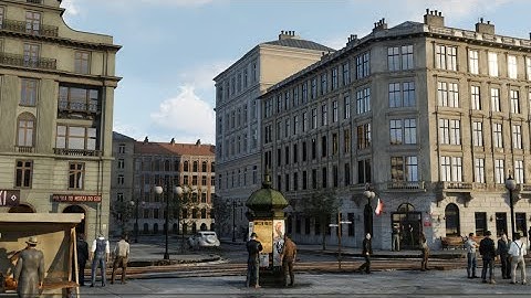 WW2 - Warsaw Transformation in Unreal Engine 5.7 Historical Visualization