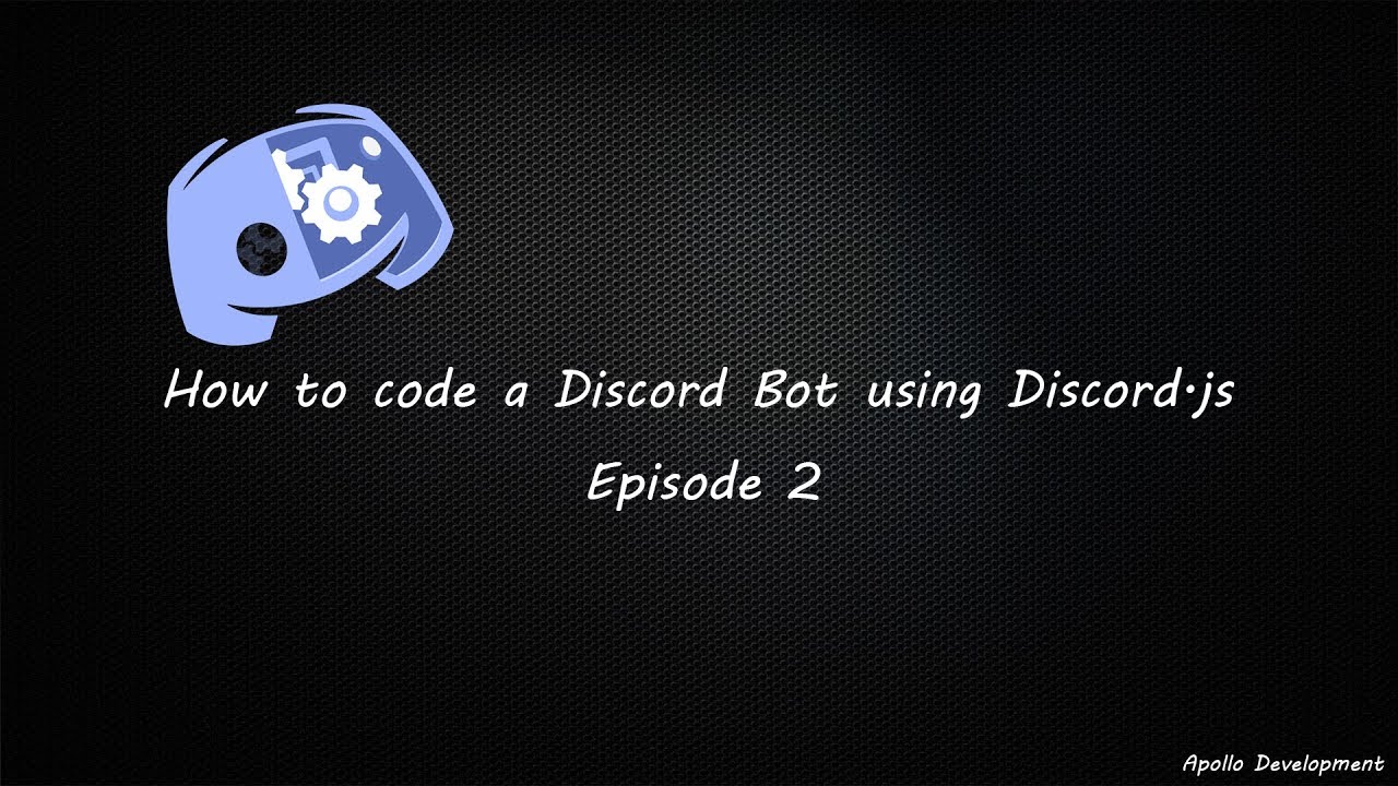 Discord Bot Tutorial | Episode 2 | Serverinfo Command - YouTube