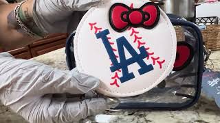 Hello Kitty crossbody bag from Dodger night. 