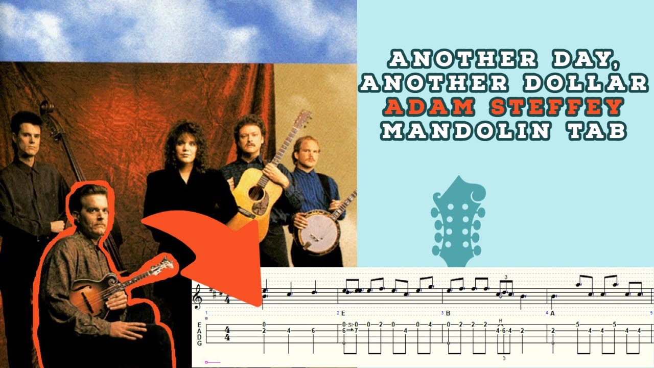 Another Day, Another Dollar - Adam Steffey Mandolin Solo (with Tab)