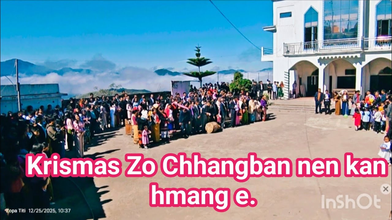 Khuangthing Hmarveng Presbyterian Kohhran Krismas kawngzawh leh Thingpui ruai.